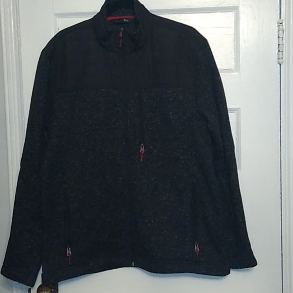 Stoic Black Mens Jacket Large